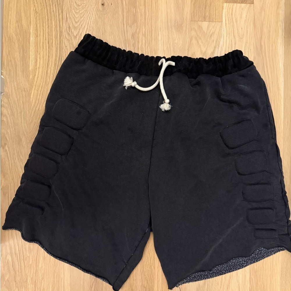 MNML Black Athletic Shorts with Drawstring